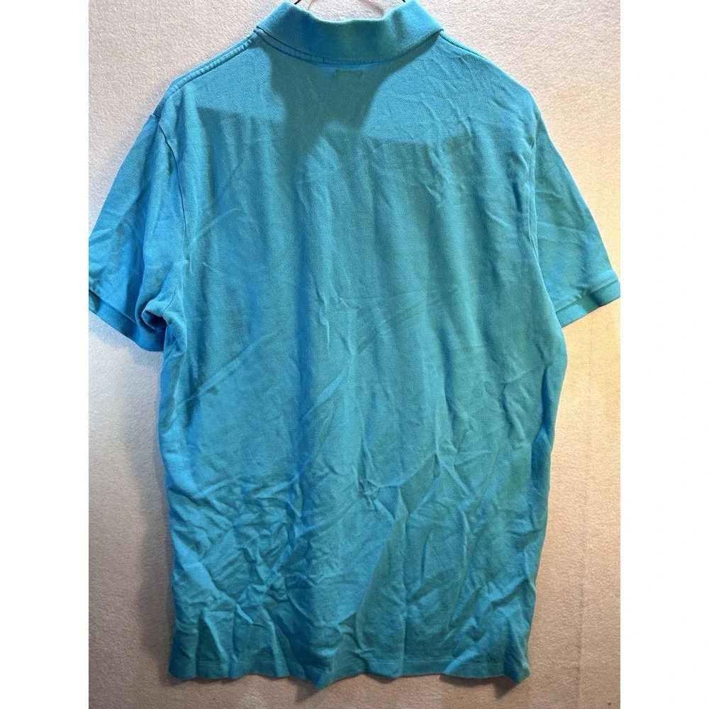 Polo Ralph‎ Lauren Classic Fit Blue Cotton Short Sleeve Polo Shirt Men's M